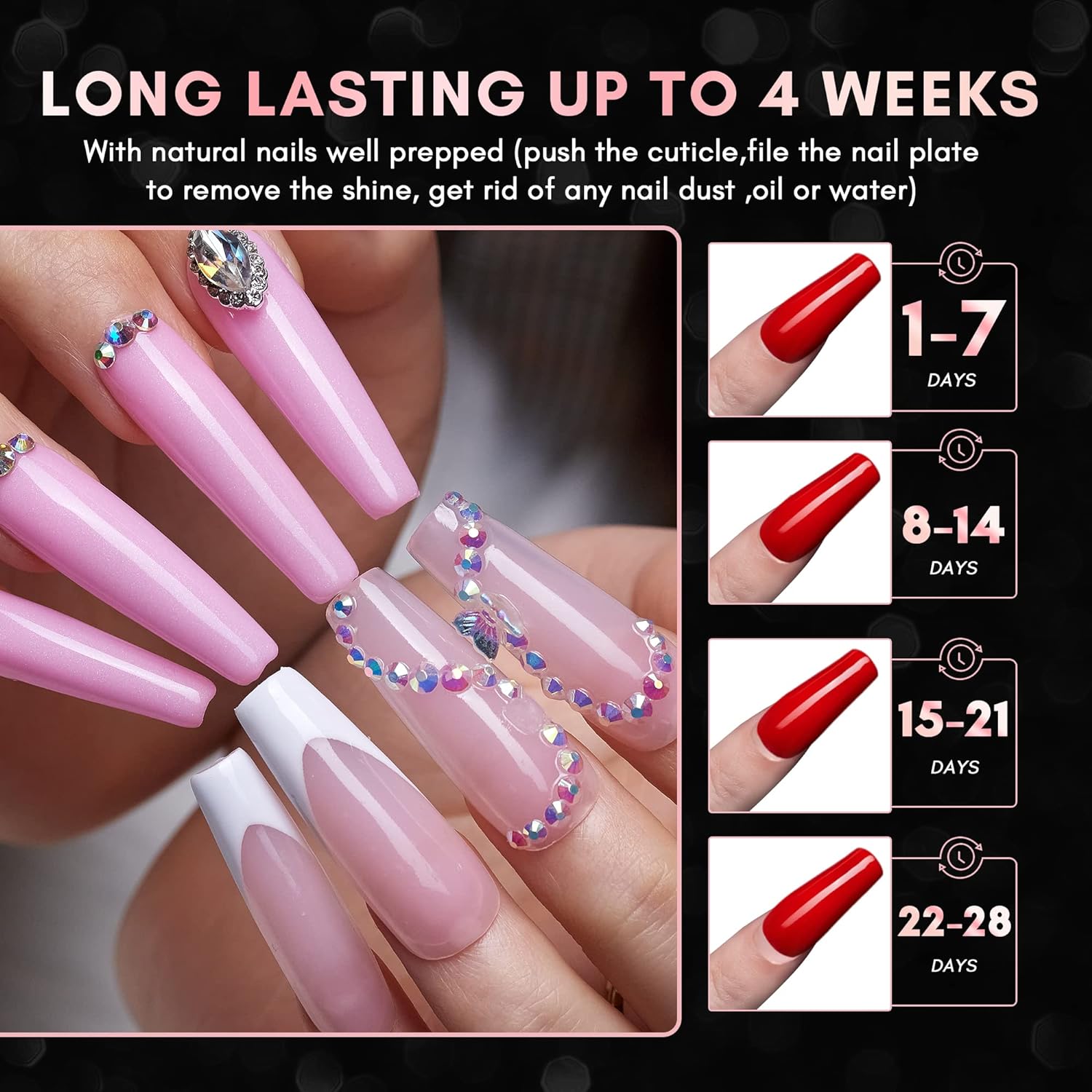 Wild in Love | Matte Extra Long Coffin Press-On Nails – Revel Nail